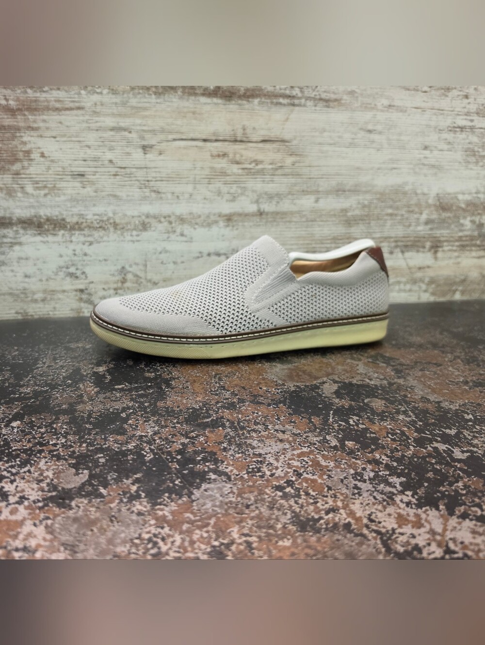 Mens Johnston & Murphy Loafers Shoes Sz 9 Used Stretchy Fabric 25-3489